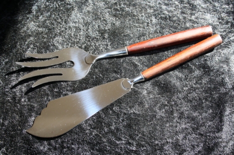 20-012-11-12 - tårtbestick cocobolo 250 kr